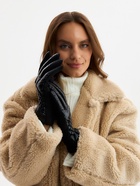 Перчатки женские, безразмерные, без утеплителя, цвет чёрный - Фото 6