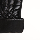 Перчатки женские, безразмерные, без утеплителя, цвет чёрный - Фото 4