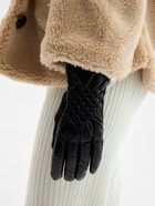 Перчатки женские, безразмерные, без утеплителя, цвет чёрный - Фото 4