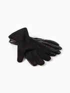 Перчатки женские, безразмерные, без утеплителя, цвет чёрный - Фото 8