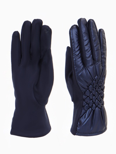 Перчатки женские, безразмерные, без утеплителя, цвет синий