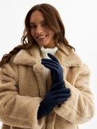 Перчатки женские, безразмерные, без утеплителя, цвет синий 10478961