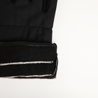 Перчатки женские, безразмерные, без утеплителя, цвет чёрный - Фото 4