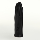 Перчатки женские, безразмерные, без утеплителя, цвет чёрный - Фото 2