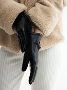 Перчатки женские, безразмерные, без утеплителя, цвет чёрный - Фото 5