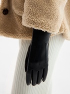 Перчатки женские, безразмерные, без утеплителя, цвет чёрный - Фото 4