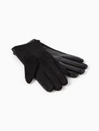 Перчатки женские, безразмерные, без утеплителя, цвет чёрный - Фото 8