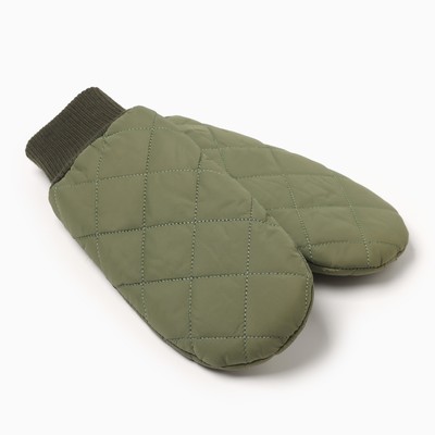 Варежки женские MINAKU, хаки, 24 см