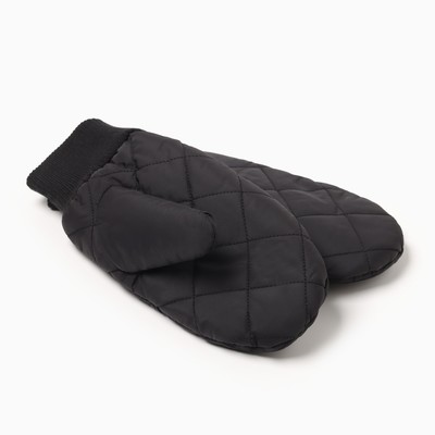 Варежки женские MINAKU, чёрные, 24 см