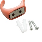 Крючок мебельный CAPPIO HEEL, двухрожковый, цвет кирпичный - Фото 6