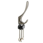 Крючок мебельный CAPPIO HEEL, двухрожковый, цвет графит - Фото 3