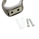 Крючок мебельный CAPPIO HEEL, двухрожковый, цвет графит - Фото 6