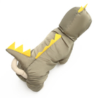 Комбинезон с подкладом «Дракоша», размер S (ДС 25, ОГ 35 см, вес 3-4 кг), хаки - Фото 5