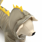 Комбинезон с подкладом «Дракоша», размер S (ДС 25, ОГ 35 см, вес 3-4 кг), хаки - Фото 7