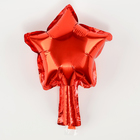 Воздушный шар фольгированный 5" «Звезда», для палочки, красный - Фото 3