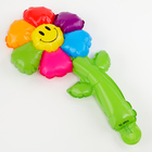 Воздушный шар полимерный 16" «Цветик семицветик со стебельком» - Фото 2