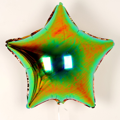 Воздушный шар фольгированный 18" «Звезда», цвет майский жук
