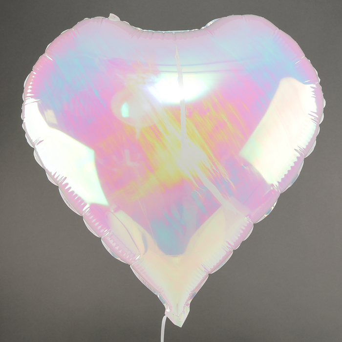 Воздушный шар фольгированный 18" «Сердце», перламутровый - Фото 1
