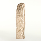 Перчатки женские, безразмерные, без утеплителя, цвет золотой - фото 25333852