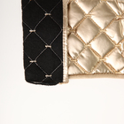 Перчатки женские, безразмерные, без утеплителя, цвет золотой - фото 25333854