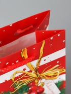 Пакет подарочный "Звёздочки",  11,5 х 14,5 х 6,5 см - фото 809176668