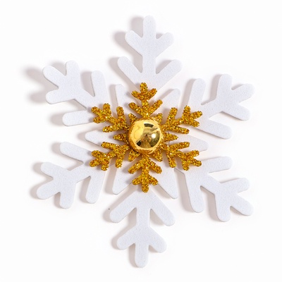 Новогодний декор «Снежинки», набор 6 шт.