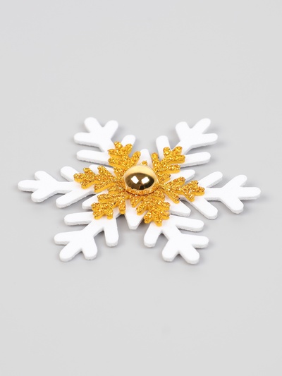Новогодний декор «Снежинки», набор 6 шт.