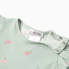 Платье для девочки, цвет зелёный, рост 80 см (9-12 мес) - фото 24993645