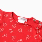 Платье для девочки, цвет красный, рост 86 см (1,5 г) - фото 24993690