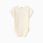 Боди детское с коротким рукавом, цвет молочный, рост 62 см (1-3 мес) - фото 24993703