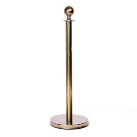 {{photo.Alt || photo.Description || 'УЦЕНКА Стойка ограждения, высота 95 см, диаметр 5.1 см, напольный диаметр 32 см, золото'}}