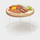 Подставка для блюд, 20×25 см, высота 15 см, цвет белый - фото 25333931