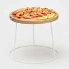 Подставка для блюд, 20×25 см, высота 19 см, цвет белый - фото 25333933