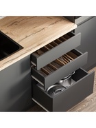 Кухонный гарнитур в потолок «Виктория», 3000 мм, цвет графит 10687916