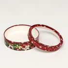 Коробка подарочная новогодняя с окном «Вязанка», 20×6 см - Фото 4