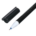 Ручка гелевая СТИРАЕМЫЕ ЧЕРНИЛА, 0.5 мм, корпус чёрный, стержень синий, МИКС (комплект 12 шт) - фото 25295921