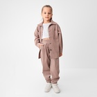 Костюм детский KAFTAN Velvet, размер 36 (134-140 см), пыльно-розовый - Фото 2