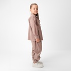 Костюм детский KAFTAN Velvet, размер 36 (134-140 см), пыльно-розовый - Фото 3