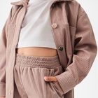 Костюм детский KAFTAN Velvet, размер 36 (134-140 см), пыльно-розовый - Фото 4