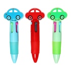 Ручка шариковая автоматическая 0,7мм,4-х цветная, корпус "Машина", мини, МИКС - фото 25295984