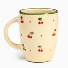 Кружка Псковский гончар «Кантри», 400 мл, керамика, бежевая - Фото 2