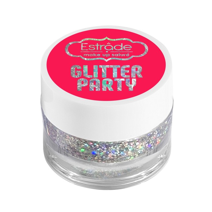 

Гелевый глиттер для лица, тела и волос Estrade GLITTER PARTY, тон 02 dancing, 6,5г