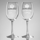 Бокалы для вина с надписью «Лучшей паре», 2 шт. по 360 мл - Фото 4