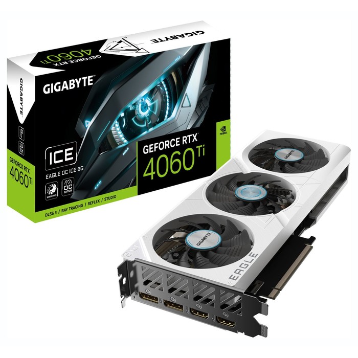 Видеокарта Gigabyte PCI-E 4.0 GV-N406TEAGLEOC ICE-8GD NVIDIA GeForce RTX 4060TI 8Gb 128bit   1070391 - фото 51618926