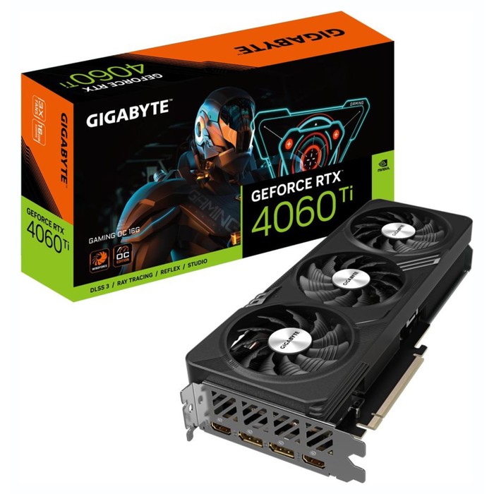 Видеокарта Gigabyte PCI-E 4.0 GV-N406TGAMING OC-16GD NVIDIA GeForce RTX 4060TI 16Gb 128bit   1070391 - фото 51618934