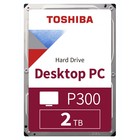 Жёсткий диск Toshiba, SATA-III, 2 TБ, HDWD320UZSVA, Desktop, P300, 7200rpm, 256 MB, 3.5" - Фото 1