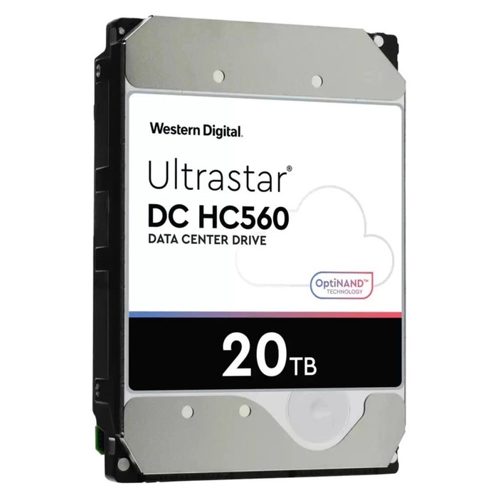 Жесткий диск WD SATA-III 20TB 0F38785 WUH722020BLE6L4 Server Ultrastar DC HC560 (7200rpm) 5   107039 - фото 51618989