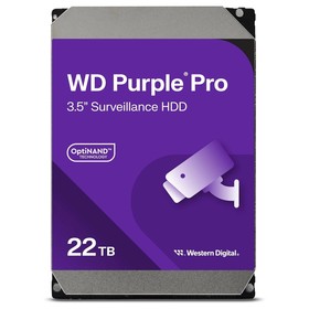 Жесткий диск WD SATA-III 22TB WD221PURP Surveillance Purple Pro (7200rpm) 512Mb 3.5"