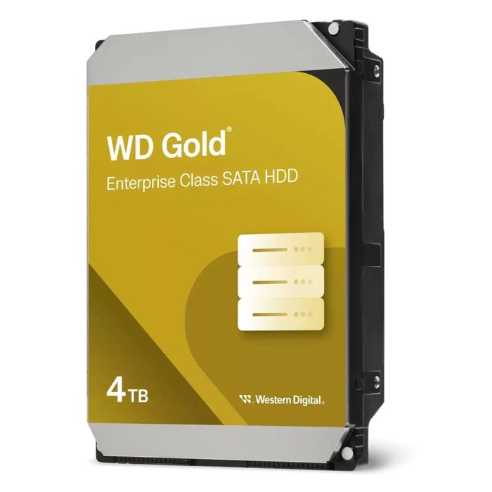 Жесткий диск WD SATA-III 4TB WD4004FRYZ Desktop Gold 512E (7200rpm) 256Mb 3.5" - фото 51623740