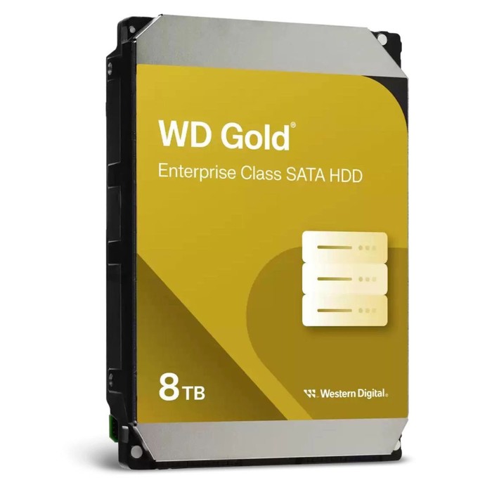 Жесткий диск WD SATA-III 8TB WD8005FRYZ Desktop Gold 512E (7200rpm) 256Mb 3.5" - фото 51619002